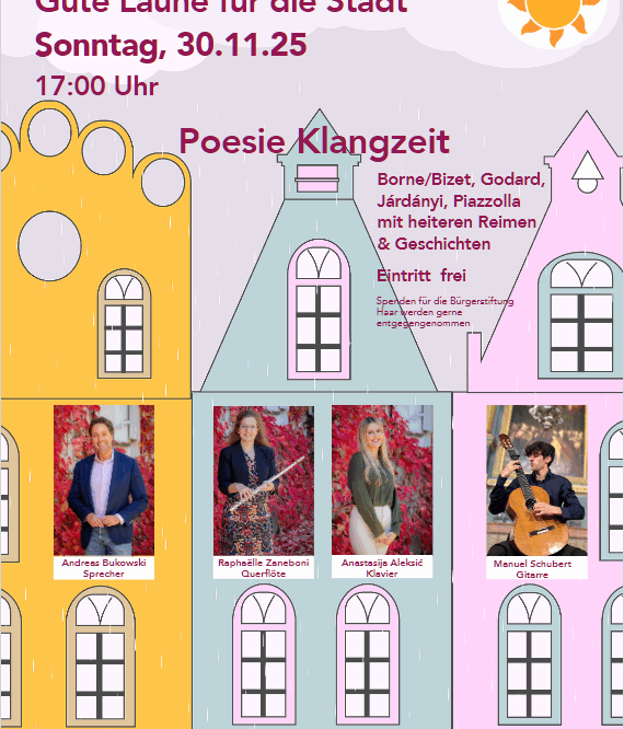 Adventskonzert mal anders – Gute Laune für die Stadt