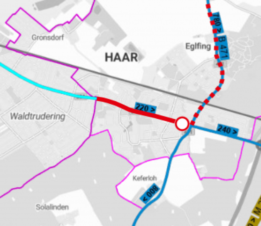 Fahrbahnsanierung Münchener Straße