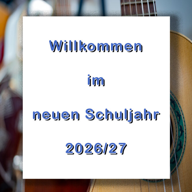 Willkommen zurück im neuen Schuljahr 2026/27